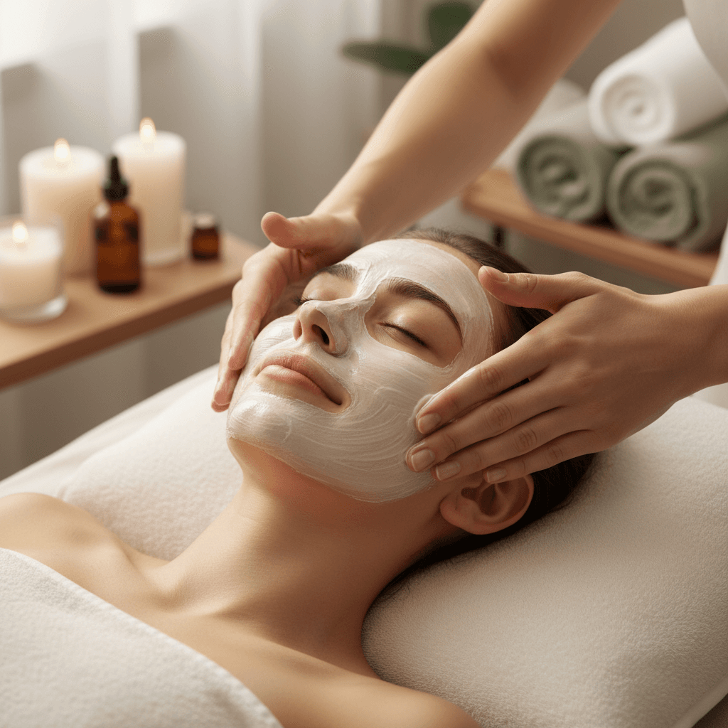 Client receiving electrolysis consultation in Brampton